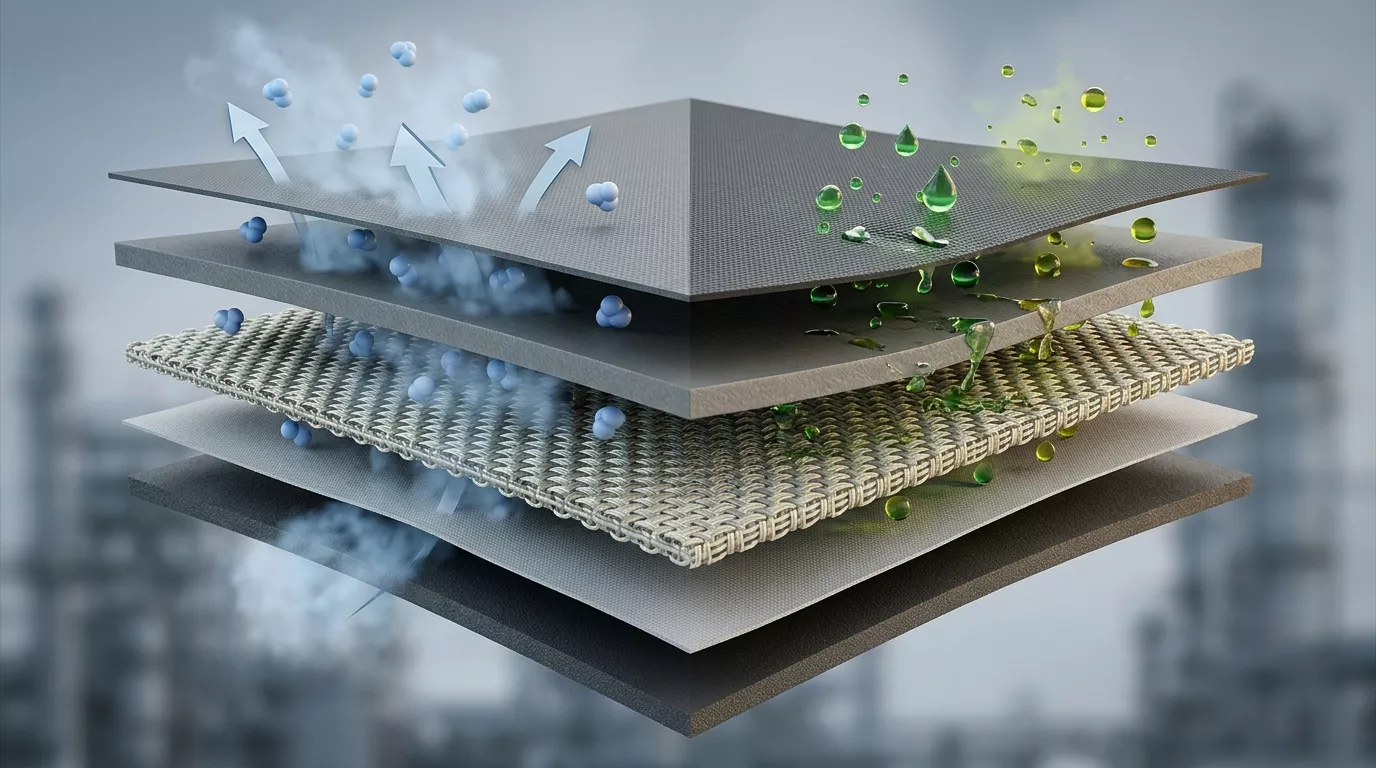 Vapour Permeability vs Chemical Diffusion in Barrier Fabrics