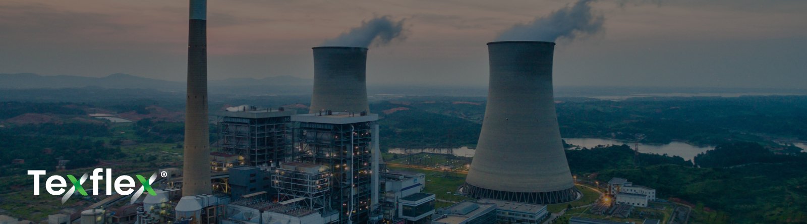 Power plant with Texflex branding
