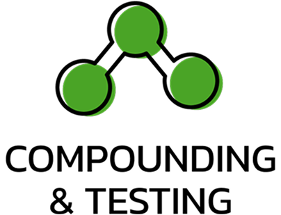 Three green circular icons